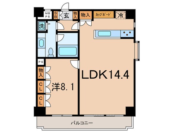 ベロ－チェ高輪の物件間取画像